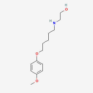 2-{[5-(4-methoxyphenoxy)pentyl]amino}ethanol