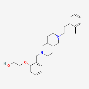 2-(2-{[ethyl({1-[2-(2-methylphenyl)ethyl]-4-piperidinyl}methyl)amino]methyl}phenoxy)ethanol