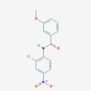 molecular formula C14H11ClN2O4 B5099101 N-(2-chloro-4-nitrophenyl)-3-methoxybenzamide 