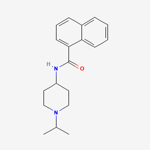 N-[1-(propan-2-yl)piperidin-4-yl]naphthalene-1-carboxamide