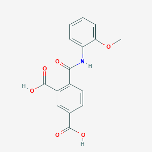 4-[(2-Methoxyphenyl)carbamoyl]benzene-1,3-dicarboxylic acid