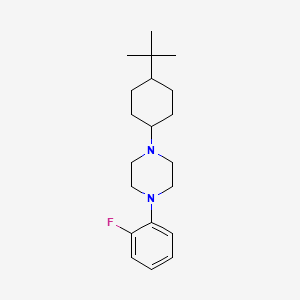 1-(4-tert-butylcyclohexyl)-4-(2-fluorophenyl)piperazine