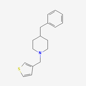 4-benzyl-1-(3-thienylmethyl)piperidine