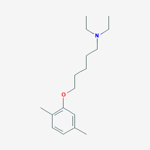 molecular formula C17H29NO B5099230 5-(2,5-dimethylphenoxy)-N,N-diethylpentan-1-amine 