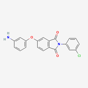 5-(3-Aminophenoxy)-2-(3-chlorophenyl)isoindole-1,3-dione