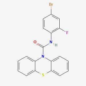 N-(4-bromo-2-fluorophenyl)-10H-phenothiazine-10-carboxamide