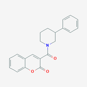 3-[(3-phenyl-1-piperidinyl)carbonyl]-2H-chromen-2-one