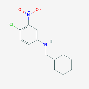 (4-chloro-3-nitrophenyl)(cyclohexylmethyl)amine