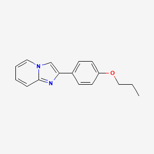 molecular formula C16H16N2O B5099508 2-(4-propoxyphenyl)imidazo[1,2-a]pyridine 