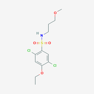 2,5-dichloro-4-ethoxy-N-(3-methoxypropyl)benzenesulfonamide