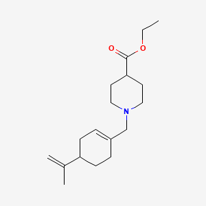 Ethyl 1-[(4-prop-1-en-2-ylcyclohexen-1-yl)methyl]piperidine-4-carboxylate