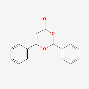 molecular formula C16H12O3 B5099678 2,6-diphenyl-4H-1,3-dioxin-4-one 