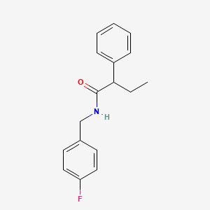 N-[(4-fluorophenyl)methyl]-2-phenylbutanamide