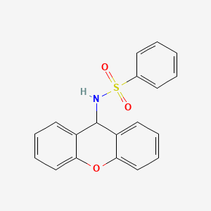 N-9H-xanthen-9-ylbenzenesulfonamide