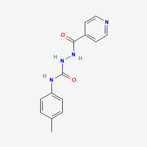 2-isonicotinoyl-N-(4-methylphenyl)hydrazinecarboxamide