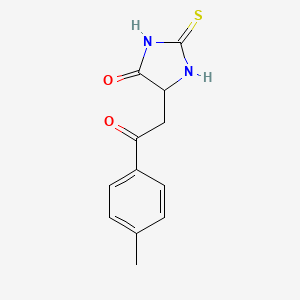 5-[2-(4-methylphenyl)-2-oxoethyl]-2-thioxo-4-imidazolidinone