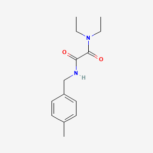 N',N'-diethyl-N-[(4-methylphenyl)methyl]oxamide