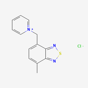 molecular formula C13H12ClN3S B5100110 1-[(7-methyl-2,1,3-benzothiadiazol-4-yl)methyl]pyridinium chloride 