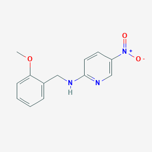 molecular formula C13H13N3O3 B5100423 N-(2-methoxybenzyl)-5-nitro-2-pyridinamine CAS No. 5482-36-0