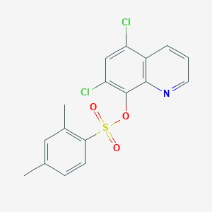 5,7-dichloro-8-quinolinyl 2,4-dimethylbenzenesulfonate