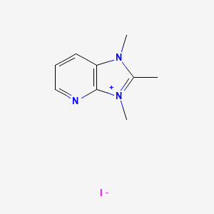 molecular formula C9H12IN3 B5100467 1,2,3-trimethyl-1H-imidazo[4,5-b]pyridin-3-ium iodide 