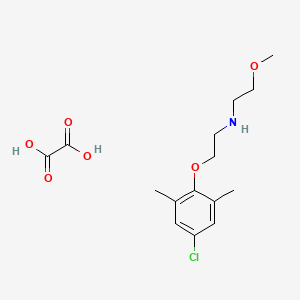molecular formula C15H22ClNO6 B5100504 [2-(4-chloro-2,6-dimethylphenoxy)ethyl](2-methoxyethyl)amine oxalate 