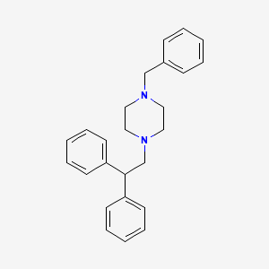 molecular formula C25H28N2 B5100553 1-benzyl-4-(2,2-diphenylethyl)piperazine 