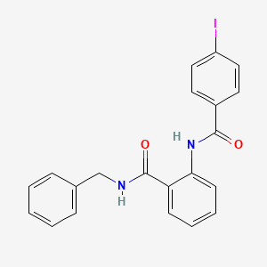 molecular formula C21H17IN2O2 B5100574 N-benzyl-2-[(4-iodobenzoyl)amino]benzamide 