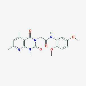 N-(2,5-dimethoxyphenyl)-2-(1,5,7-trimethyl-2,4-dioxo-1,4-dihydropyrido[2,3-d]pyrimidin-3(2H)-yl)acetamide