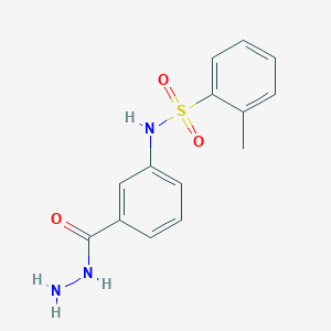 N-[3-(hydrazinocarbonyl)phenyl]-2-methylbenzenesulfonamide