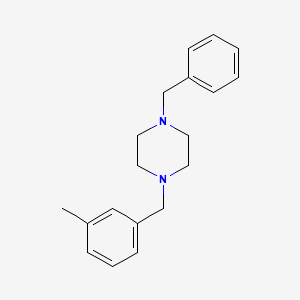 1-benzyl-4-(3-methylbenzyl)piperazine