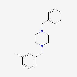 molecular formula C19H24N2 B5100632 1-benzyl-4-(3-methylbenzyl)piperazine CAS No. 414887-08-4