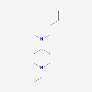 molecular formula C12H26N2 B5100695 N-butyl-1-ethyl-N-methyl-4-piperidinamine 