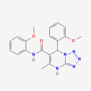 N,7-bis(2-methoxyphenyl)-5-methyl-4,7-dihydrotetrazolo[1,5-a]pyrimidine-6-carboxamide