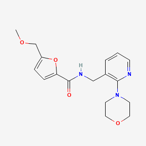 5-(methoxymethyl)-N-{[2-(4-morpholinyl)-3-pyridinyl]methyl}-2-furamide