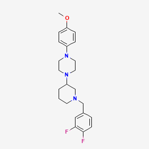 1-[1-(3,4-difluorobenzyl)-3-piperidinyl]-4-(4-methoxyphenyl)piperazine