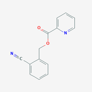 molecular formula C14H10N2O2 B5100856 2-cyanobenzyl 2-pyridinecarboxylate 