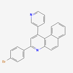 3-(4-bromophenyl)-1-(3-pyridinyl)benzo[f]quinoline