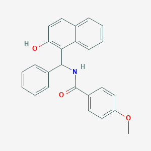 N-[(2-hydroxy-1-naphthyl)(phenyl)methyl]-4-methoxybenzamide