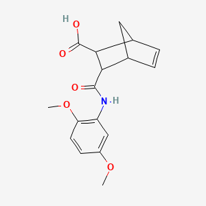 3-{[(2,5-dimethoxyphenyl)amino]carbonyl}bicyclo[2.2.1]hept-5-ene-2-carboxylic acid