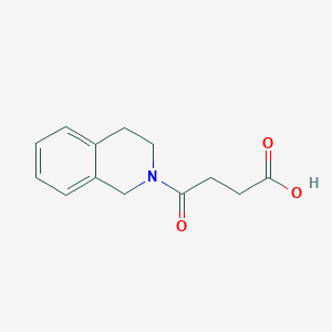 molecular formula C13H15NO3 B510098 4-(3,4-dihydroisoquinolin-2(1H)-yl)-4-oxobutanoic acid CAS No. 366454-59-3