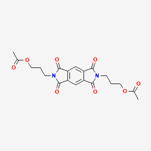 molecular formula C20H20N2O8 B5101002 (1,3,5,7-tetraoxo-5,7-dihydropyrrolo[3,4-f]isoindole-2,6(1H,3H)-diyl)di-3,1-propanediyl diacetate 