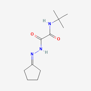 N-(tert-butyl)-2-(2-cyclopentylidenehydrazino)-2-oxoacetamide