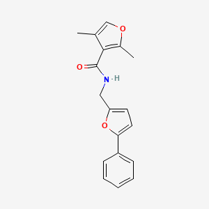 molecular formula C18H17NO3 B5101195 2,4-dimethyl-N-[(5-phenyl-2-furyl)methyl]-3-furamide 