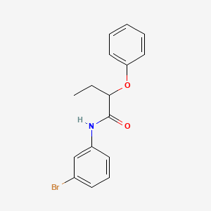 molecular formula C16H16BrNO2 B5101226 N-(3-bromophenyl)-2-phenoxybutanamide 