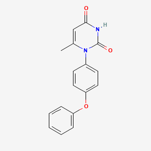 6-methyl-1-(4-phenoxyphenyl)-2,4(1H,3H)-pyrimidinedione