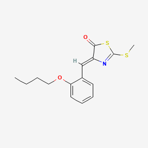 4-(2-butoxybenzylidene)-2-(methylthio)-1,3-thiazol-5(4H)-one