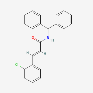 molecular formula C22H18ClNO B5101305 3-(2-chlorophenyl)-N-(diphenylmethyl)acrylamide 