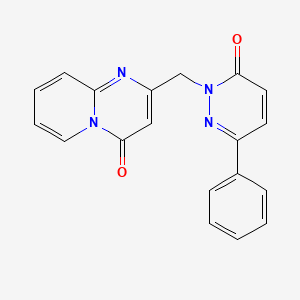 molecular formula C19H14N4O2 B5101318 2-[(6-oxo-3-phenyl-1(6H)-pyridazinyl)methyl]-4H-pyrido[1,2-a]pyrimidin-4-one 