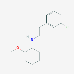 molecular formula C15H22ClNO B5101335 N-[2-(3-chlorophenyl)ethyl]-2-methoxycyclohexanamine oxalate 